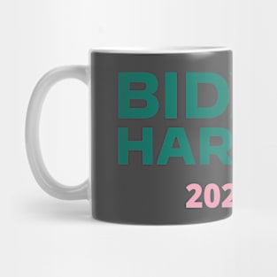 Biden Harris 2020 Pink Green Mug